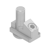 41-002-7 MODULAR SOLUTIONS ZINC PART HIDDEN PROFILE CONNCETOR C, SHORT